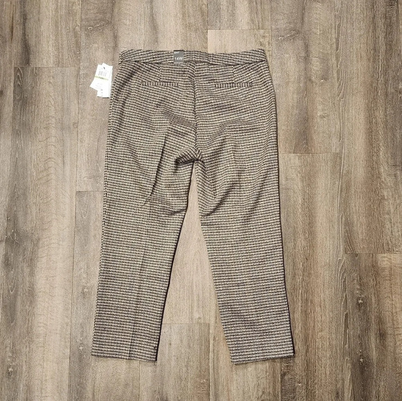 *NWT* Amanda and Chelsea 27 Houndstooth Plaid Pant - Picture 6 of 7